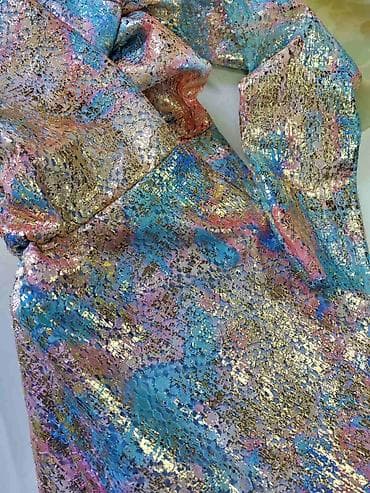 sako laneni: Koktel/večernja haljina sa zlatnim sjajem, nikad obučena, dobijena kao at lalafo.rs — 2 sako laneni: Koktel/večernja haljina sa zlatnim sjajem, nikad obučena, dobijena kao — 2