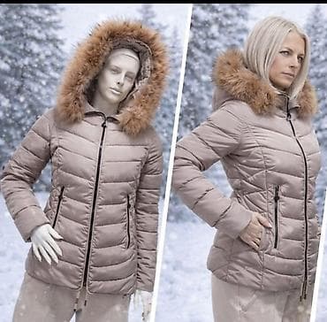 Ženska zimska jakna sa kapuljačom i prirodnim krznom - Boja: siva - na lalafo.rs — 2 Ženska zimska jakna sa kapuljačom i prirodnim krznom - Boja: siva - — 2