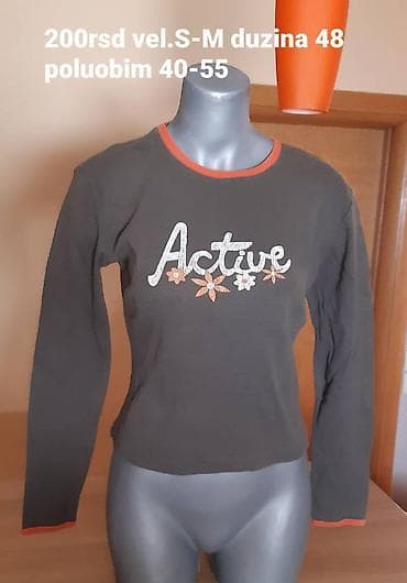 Ženska majica dugih rukava – Cotton Lux Collection - Model: “Active” na lalafo.rs — 1 Ženska majica dugih rukava – Cotton Lux Collection - Model: “Active” — 1