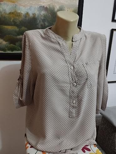 Bež bluza na bele tufnice at lalafo.rs — 3 Bež bluza na bele tufnice — 3