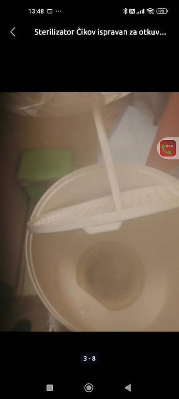 Sterilizator CIKOV za otkuvavanje bebinih flasica
Ispravan
Mirjevo na lalafo.rs — 3 Sterilizator CIKOV za otkuvavanje bebinih flasica
Ispravan
Mirjevo — 3