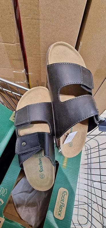 Muške kožne papuče/sandale Footflexx - Model sa dva široka kaiša at lalafo.rs — 7 Muške kožne papuče/sandale Footflexx - Model sa dva široka kaiša — 7