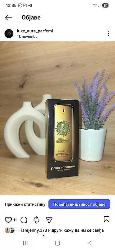 Paco Rabanne 1 Million Parfum – muški parfem - Pakovanje: 100 ml (3.4 at lalafo.rs — 2 Paco Rabanne 1 Million Parfum – muški parfem - Pakovanje: 100 ml (3.4 — 2