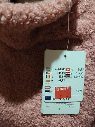 Ženski džemper sa rol-kragnom – boja puder/roze - Materijal: meka na lalafo.rs — 4 Ženski džemper sa rol-kragnom – boja puder/roze - Materijal: meka — 4