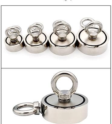 Dvostrani neodimijumski magneti sa prstenom (M48-2, M60-2, M67-2 na lalafo.rs — 2 Dvostrani neodimijumski magneti sa prstenom (M48-2, M60-2, M67-2 — 2