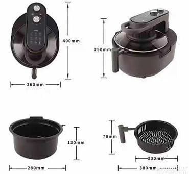 JUBAKE Air Fryer HN-900 – friteza na vruć vazduh, Smart version na lalafo.rs — 4 JUBAKE Air Fryer HN-900 – friteza na vruć vazduh, Smart version — 4