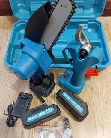 Clamps: Bežični set za baštu – mini lančana testera + električne makaze za at lalafo.rs — 1 Clamps: Bežični set za baštu – mini lančana testera + električne makaze za — 1