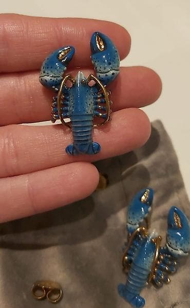 Earrings: GOODAFTERNINE minđuše – “Lobster/Jastog” motiv - Original brend at lalafo.rs — 10 Earrings: GOODAFTERNINE minđuše – “Lobster/Jastog” motiv - Original brend — 10