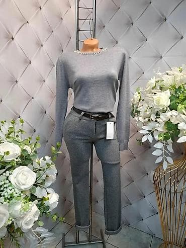 Ženska elegantna bluza sa dugim rukavima i ukrasnim at lalafo.rs — 2 Ženska elegantna bluza sa dugim rukavima i ukrasnim — 2
