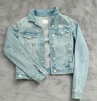 Teksas jakna – svetlo plava, kratkog kroja - Materijal: denim (pamuk na lalafo.rs Teksas jakna – svetlo plava, kratkog kroja - Materijal: denim (pamuk