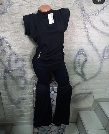 Damski komplet – bluza i pantalone sa proširenim nogavicama - na lalafo.rs — 5 Damski komplet – bluza i pantalone sa proširenim nogavicama - — 5