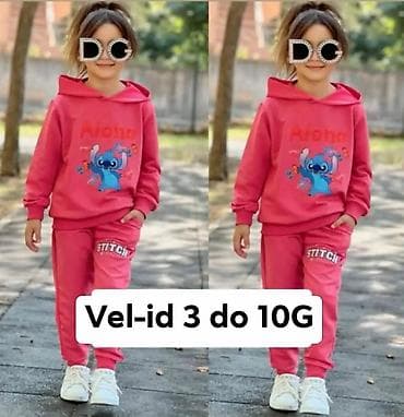 Dečiji komplet trenerke sa kapuljačom (dva dela) - Model: dukserica s na lalafo.rs — 3 Dečiji komplet trenerke sa kapuljačom (dva dela) - Model: dukserica s — 3