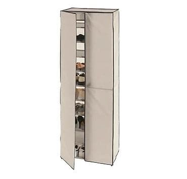 Furniture: Uspravni ormar za obuću sa platnenim prekrivačem - Dimenzije at lalafo.rs — 1 Furniture: Uspravni ormar za obuću sa platnenim prekrivačem - Dimenzije — 1