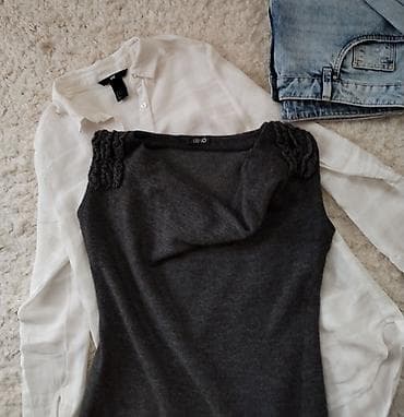 Liu jo dzemper sa kosuljom sadrži vunu u tamno sivoj boji. Ja sam je na lalafo.rs — 7 Liu jo dzemper sa kosuljom sadrži vunu u tamno sivoj boji. Ja sam je — 7