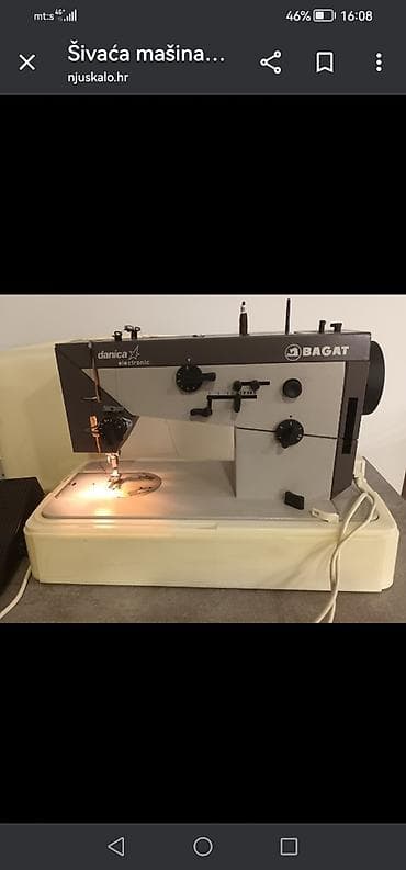 Šivaća mašina Bagat Danica Electronic – EXTRAMATIC - Tip: elektronska na lalafo.rs — 2 Šivaća mašina Bagat Danica Electronic – EXTRAMATIC - Tip: elektronska — 2