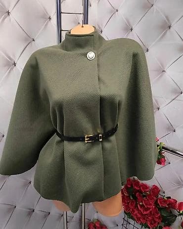 Elegantna ženska pelerina/kaputić sa remenom - Model: kratka na lalafo.rs Elegantna ženska pelerina/kaputić sa remenom - Model: kratka