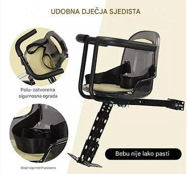 Bike accessories: Prednje dečije sedište za bicikl - Namenjeno za montažu na prednji at lalafo.rs — 1 Bike accessories: Prednje dečije sedište za bicikl - Namenjeno za montažu na prednji — 1