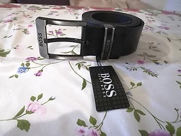 Novi muski kozni markirani kais Hugo Boss u crnoj boji. Zemlja porekla na lalafo.rs — 3 Novi muski kozni markirani kais Hugo Boss u crnoj boji. Zemlja porekla — 3