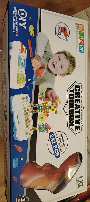 Kreativni set „Creative Toolbox” – STEM konstruktorski set za decu - na lalafo.rs — 1 Kreativni set „Creative Toolbox” – STEM konstruktorski set za decu - — 1