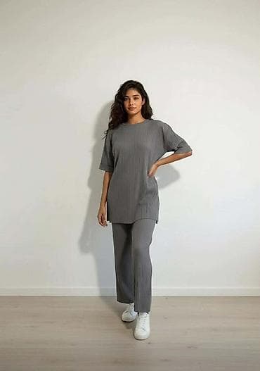 💥Ženske rebraste komplet-trenerke – bluza i pantalone ✅ Pamuks m l xl na lalafo.rs — 2 💥Ženske rebraste komplet-trenerke – bluza i pantalone ✅ Pamuks m l xl — 2