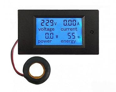 AC merač energije sa LCD ekranom i strujnim transformatorom na lalafo.rs AC merač energije sa LCD ekranom i strujnim transformatorom