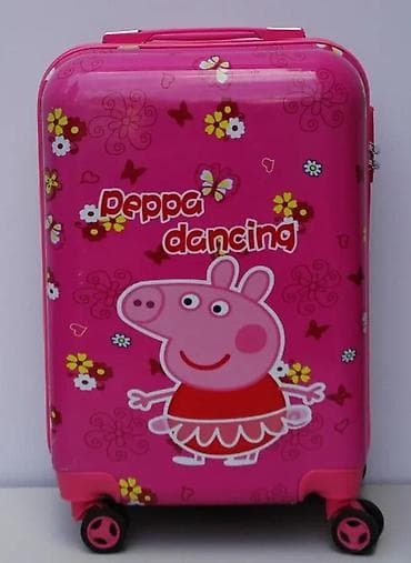 waikiki decije jakne decaci: Dečji kofer na točkiće – motiv „Peppa dancing“, ružičasti - Tvrda at lalafo.rs — 1 waikiki decije jakne decaci: Dečji kofer na točkiće – motiv „Peppa dancing“, ružičasti - Tvrda — 1