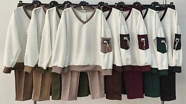 Dva‑dela ženski komplet – duks i trenerka - Gornji deo: meki duks sa na lalafo.rs Dva‑dela ženski komplet – duks i trenerka - Gornji deo: meki duks sa