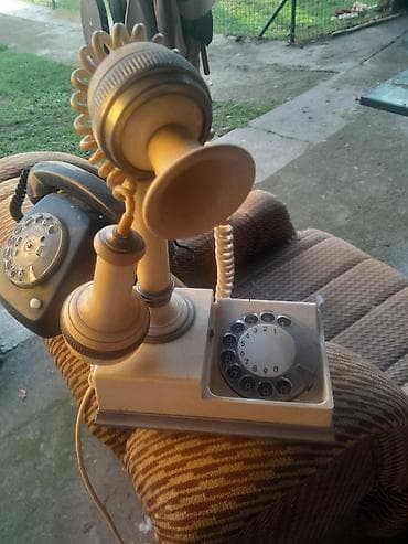 Retro “candlestick” fiksni telefon sa brojčanikom - Dekorativni model na lalafo.rs — 2 Retro “candlestick” fiksni telefon sa brojčanikom - Dekorativni model — 2