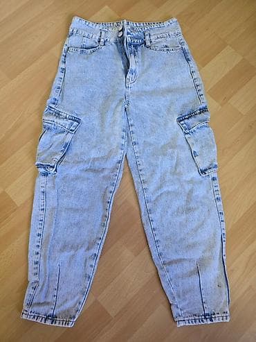 pantalone butiku ali: AMISU Cargo farmerke – model sa džepovima - Veličina: EU 36 (US/CA 6) na lalafo.rs — 1 pantalone butiku ali: AMISU Cargo farmerke – model sa džepovima - Veličina: EU 36 (US/CA 6) — 1