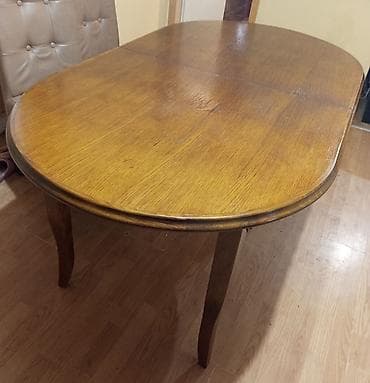 Veliki trpezarijski sto puno drvo.Nema ostecenja. - Oblik: ovalni na lalafo.rs Veliki trpezarijski sto puno drvo.Nema ostecenja. - Oblik: ovalni