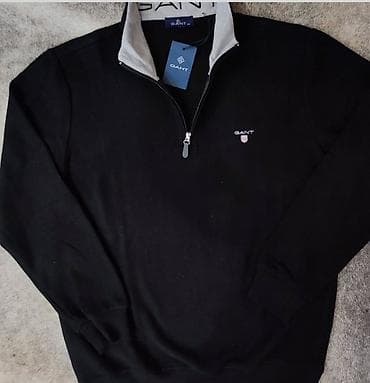 Muški Polo duksevi Brendovi i modeli: - GANT – crni pulover na lalafo.rs — 1 Muški Polo duksevi Brendovi i modeli: - GANT – crni pulover — 1