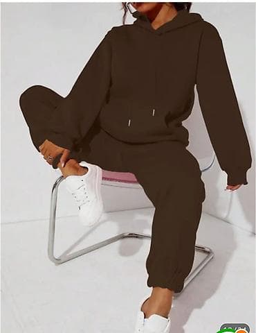 Women's Sweatsuits: Damski komplet trenerke – tamno braon Termo zimska trenerka Jednom at lalafo.rs — 10 Women's Sweatsuits: Damski komplet trenerke – tamno braon Termo zimska trenerka Jednom — 10