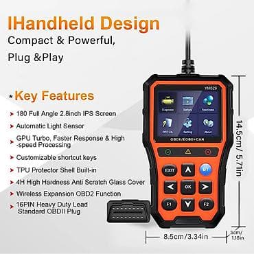 Transport: Novo - YM519 OBDII / EOBD + CAN Auto Dijagnostika Funkcije: 1 at lalafo.rs — 6 Transport: Novo - YM519 OBDII / EOBD + CAN Auto Dijagnostika Funkcije: 1 — 6