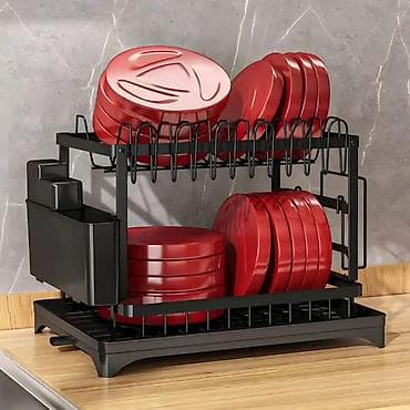 Multifunkcionalni dvospratni oceanik/cediljka za sudove - Dvoslojna na lalafo.rs — 6 Multifunkcionalni dvospratni oceanik/cediljka za sudove - Dvoslojna — 6