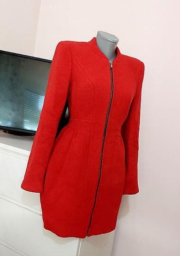 kozna jakna sa: Zara crveni kaput Odlicno stanje Velicina je S Duzina: 82cm Ramena na lalafo.rs — 4 kozna jakna sa: Zara crveni kaput Odlicno stanje Velicina je S Duzina: 82cm Ramena — 4