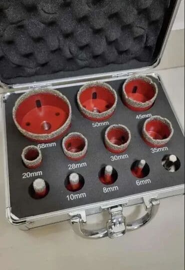 Burgije: Нове и веома квалитетне Круне за бушење керамике ✅ - Сет од 6 до 68mm na lalafo.rs Burgije: Нове и веома квалитетне Круне за бушење керамике ✅ - Сет од 6 до 68mm
