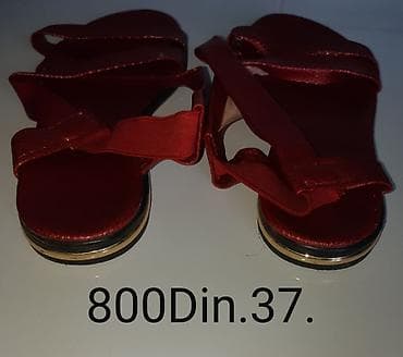 Oxfords: Letnje ženske sandale – 2 modela 1) Crvene sandale sa elastičnim at lalafo.rs — 2 Oxfords: Letnje ženske sandale – 2 modela 1) Crvene sandale sa elastičnim — 2