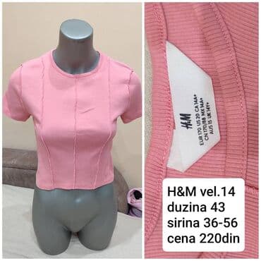 Majice kratkih rukava: H&M, 2XS, Pamuk, bоја - Roze na lalafo.rs Majice kratkih rukava: H&M, 2XS, Pamuk, bоја - Roze