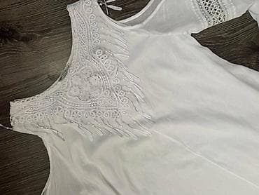 CEYLIN otantik bela letnja haljina, off shoulder, postavljena na lalafo.rs — 2 CEYLIN otantik bela letnja haljina, off shoulder, postavljena — 2