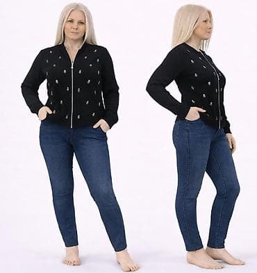 Predivna jakna za proleće jesen Sa ukrasima Vel M Unikat model Uvoz na lalafo.rs Predivna jakna za proleće jesen Sa ukrasima Vel M Unikat model Uvoz