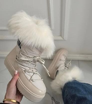 High boots, 37, color - Beige at lalafo.rs — 1 High boots, 37, color - Beige — 1