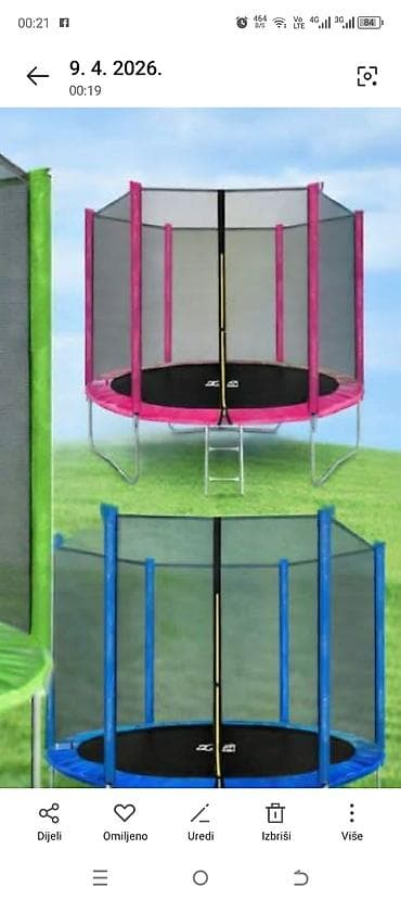All for children's playground: 04. 🌺🌞🎁 PROLEĆNA AKCIJA TRAMBOLINA 250 cm 17500din,nosivost 150kg at lalafo.rs — 1 All for children's playground: 04. 🌺🌞🎁 PROLEĆNA AKCIJA TRAMBOLINA 250 cm 17500din,nosivost 150kg — 1