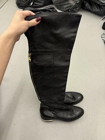 High boots, 38, color - Black at lalafo.rs — 2 High boots, 38, color - Black — 2