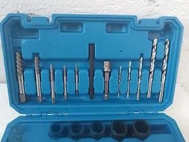 Tools & Equipment: Set za vađenje polomljenih ili oštećenih šrafova i matica u plastičnom at lalafo.rs — 4 Tools & Equipment: Set za vađenje polomljenih ili oštećenih šrafova i matica u plastičnom — 4