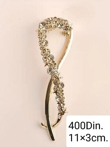 PRELEPA ELEGANTNA ŠNALA ZA KOSU SA CIRKONIMA OD METALA at lalafo.rs — 1 PRELEPA ELEGANTNA ŠNALA ZA KOSU SA CIRKONIMA OD METALA — 1