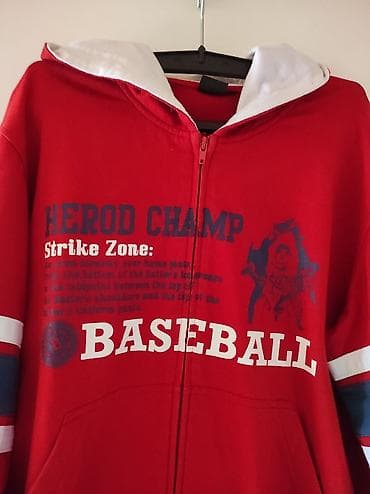 Women's Sweatshirts: Crven pamucni duks. Veličina M. Poluobim grudi 55, ramena 46 at lalafo.rs — 3 Women's Sweatshirts: Crven pamucni duks. Veličina M. Poluobim grudi 55, ramena 46 — 3