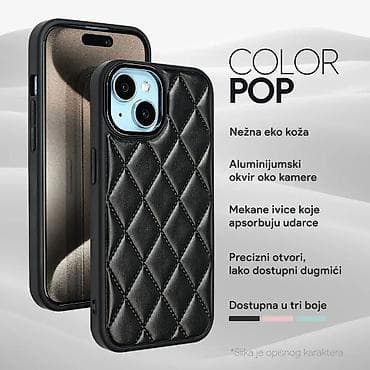 Maska Color Pop za iPhone 15 6.1 crna. Uz brzu dostavu i sigurnu na lalafo.rs Maska Color Pop za iPhone 15 6.1 crna. Uz brzu dostavu i sigurnu