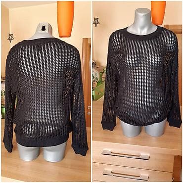 prsluk jaknica mango u: Mango crni rupičasti džemper, veličina S (EUR S, USA XS, MEX CH) na lalafo.rs — 2 prsluk jaknica mango u: Mango crni rupičasti džemper, veličina S (EUR S, USA XS, MEX CH) — 2