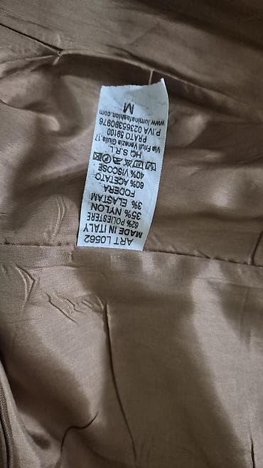 Ženski kaput/sako LUMINA – kamel boja - Model: duži dvoredni na lalafo.rs — 4 Ženski kaput/sako LUMINA – kamel boja - Model: duži dvoredni — 4