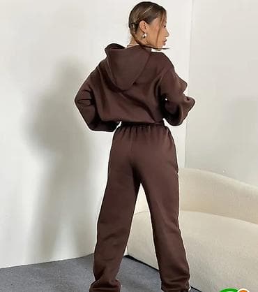 Women's Sweatsuits: Damski komplet trenerke – tamno braon Termo zimska trenerka Jednom at lalafo.rs — 2 Women's Sweatsuits: Damski komplet trenerke – tamno braon Termo zimska trenerka Jednom — 2
